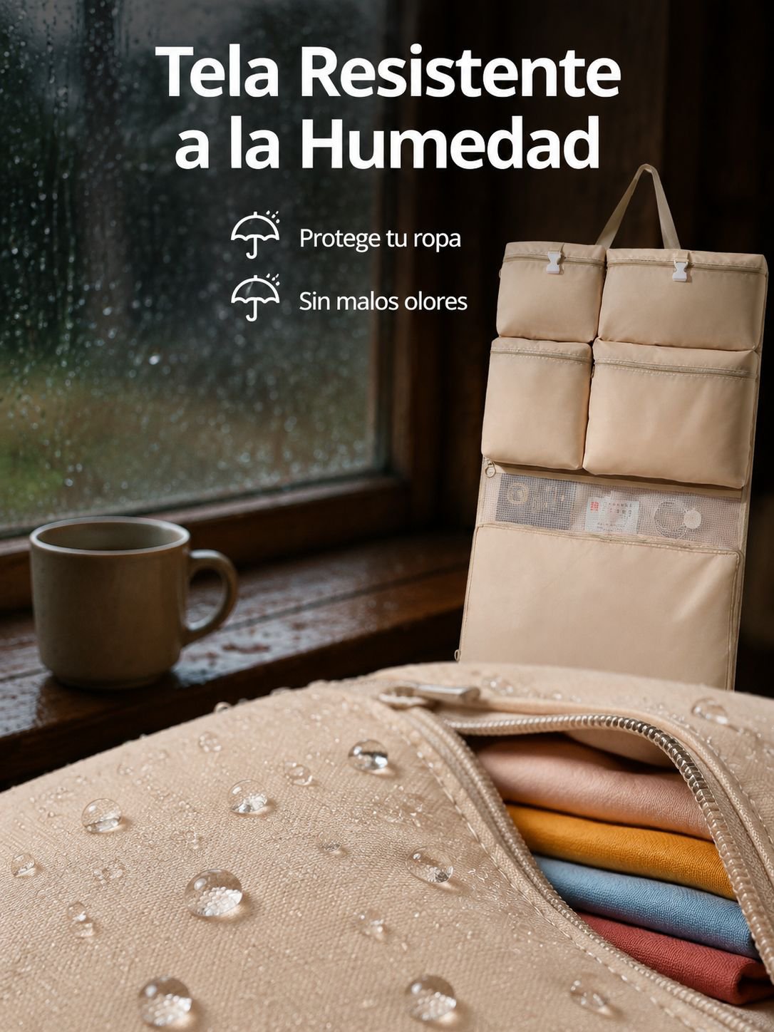 Bolsa organizadora colgante 7 en 1, ligera y plegable de alta eficiencia
