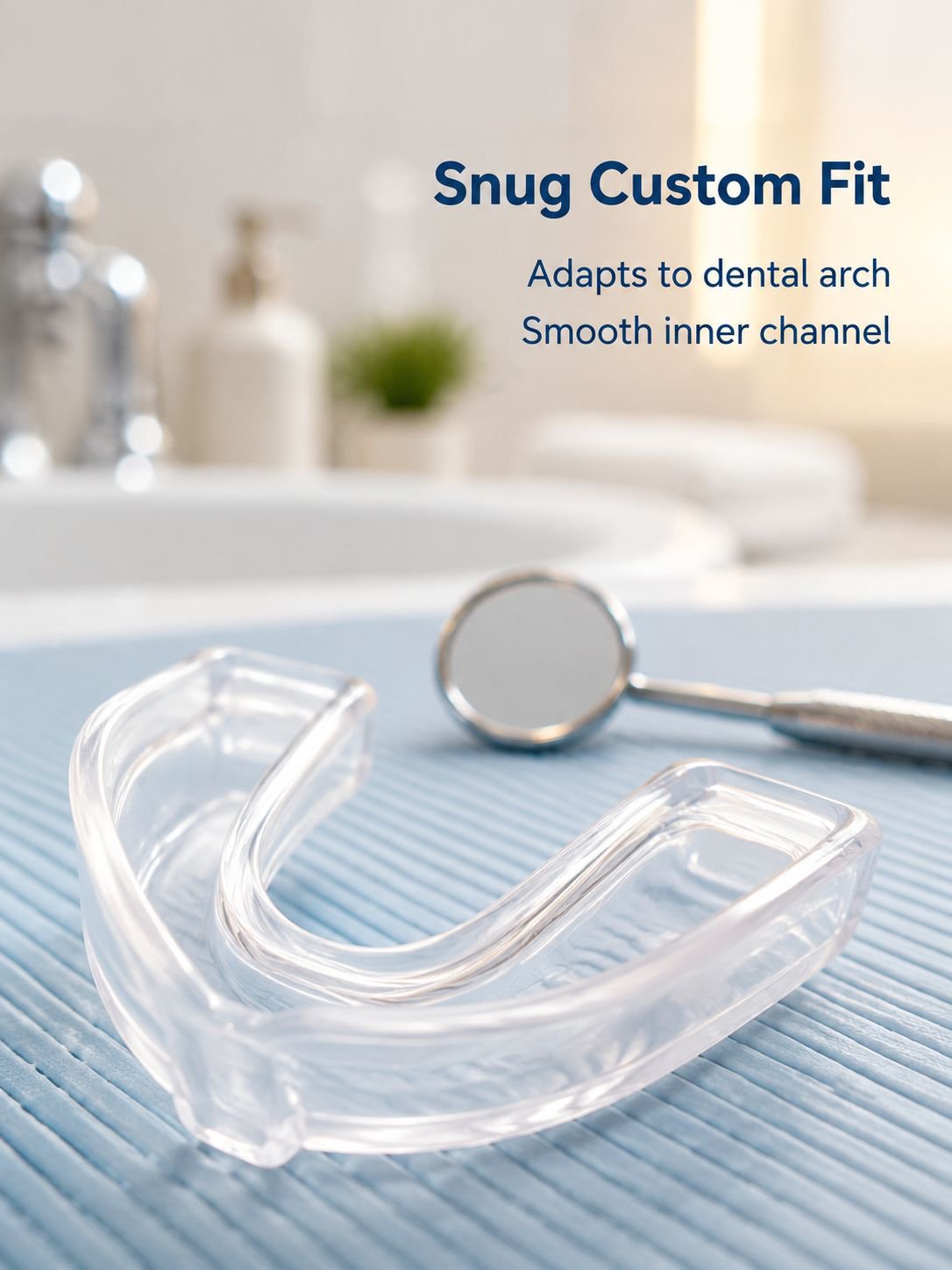 No-Handle Nighttime Dental Guard with Storage Box product display