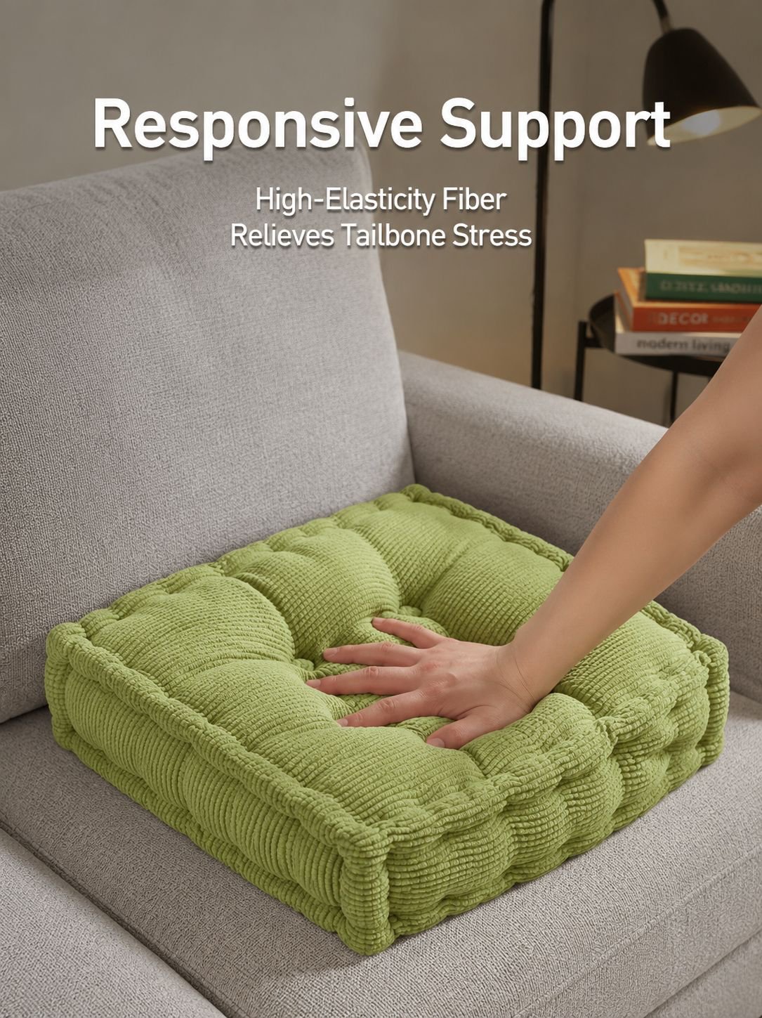 Height-increasing buttock pad