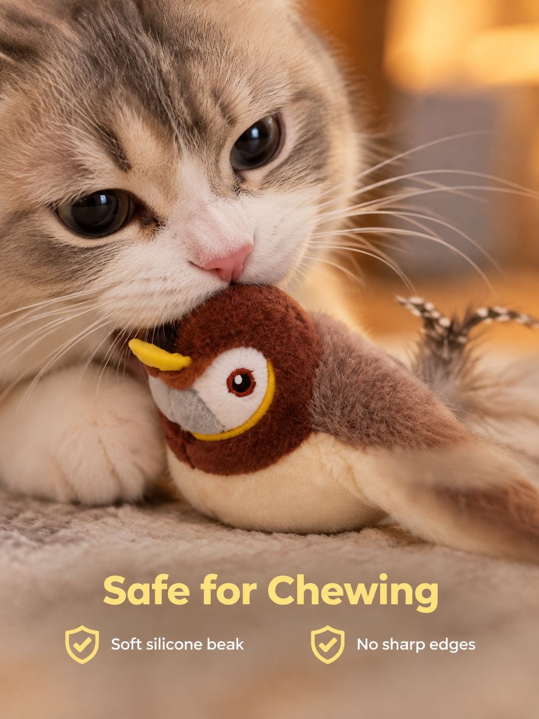 Simulated Electric Shaking Bird Toy
