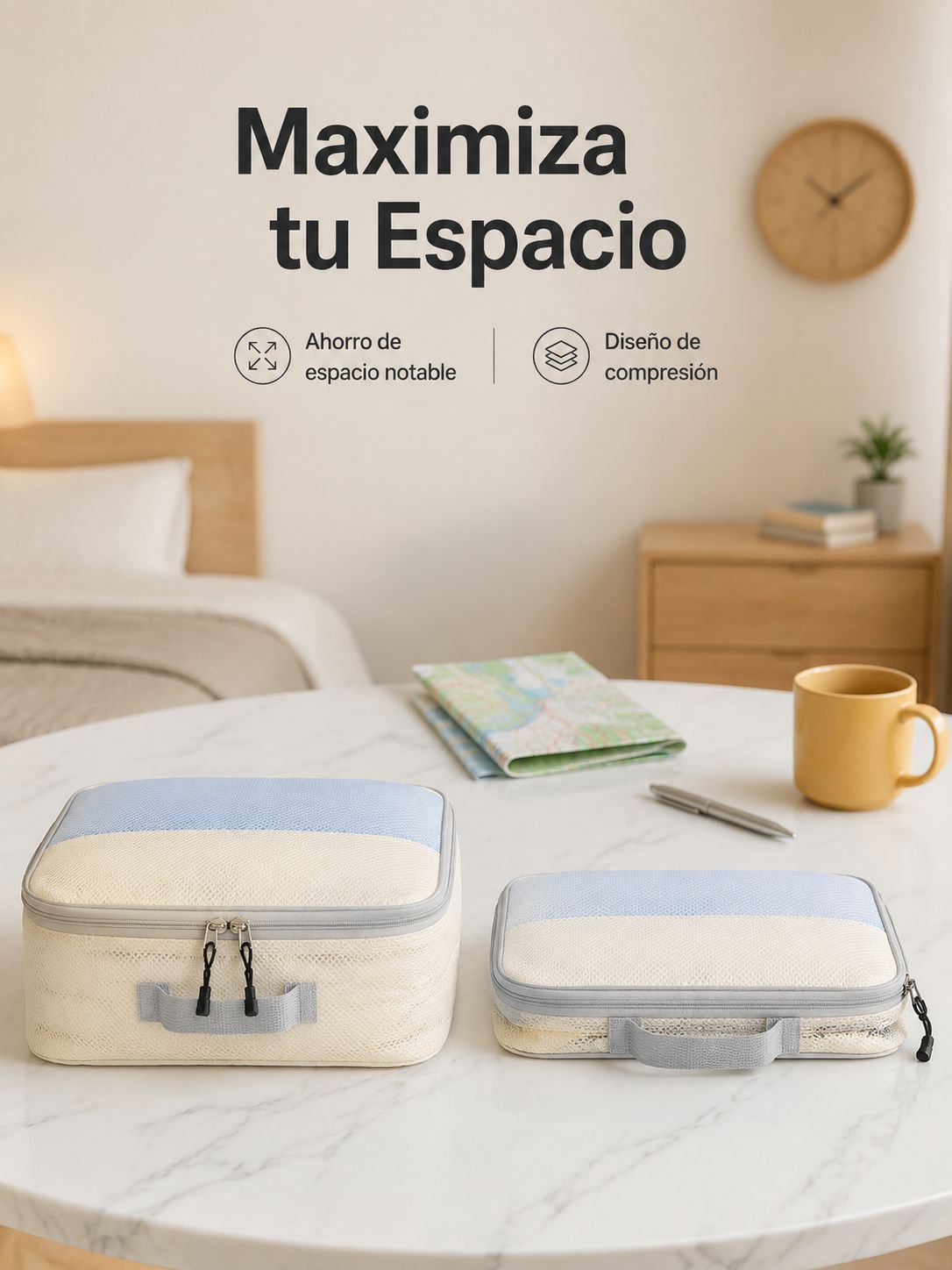 Bolsa de compresión portátil para viaje