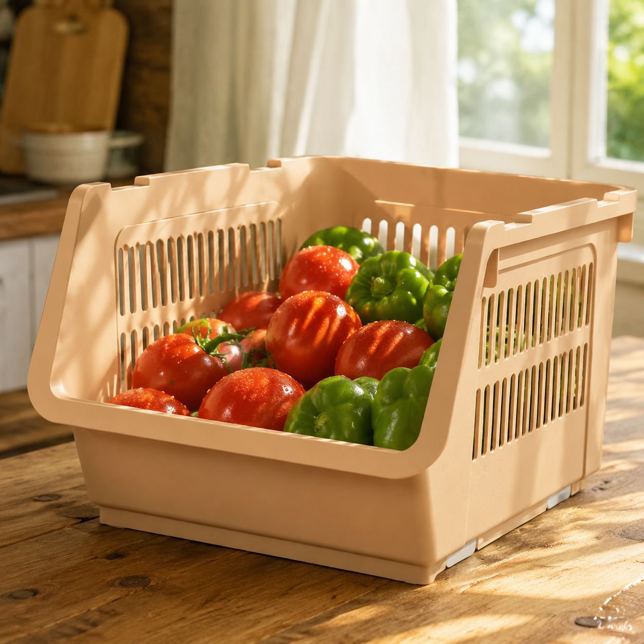 Durable organizer basket for home use
