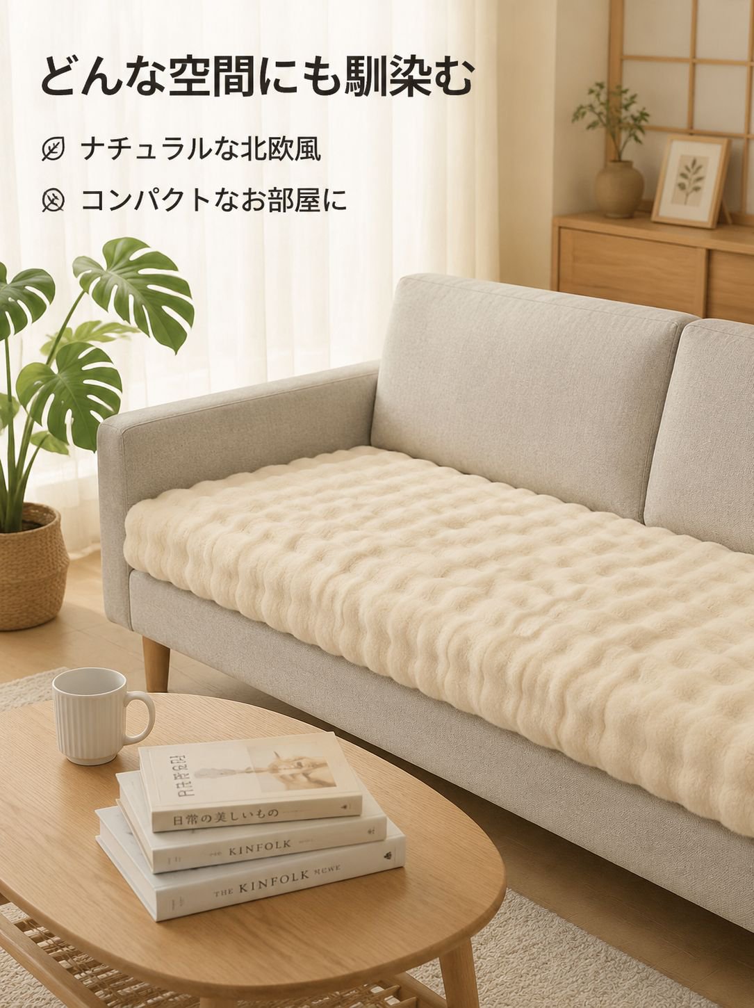 厚手で暖かいソファ用クッション