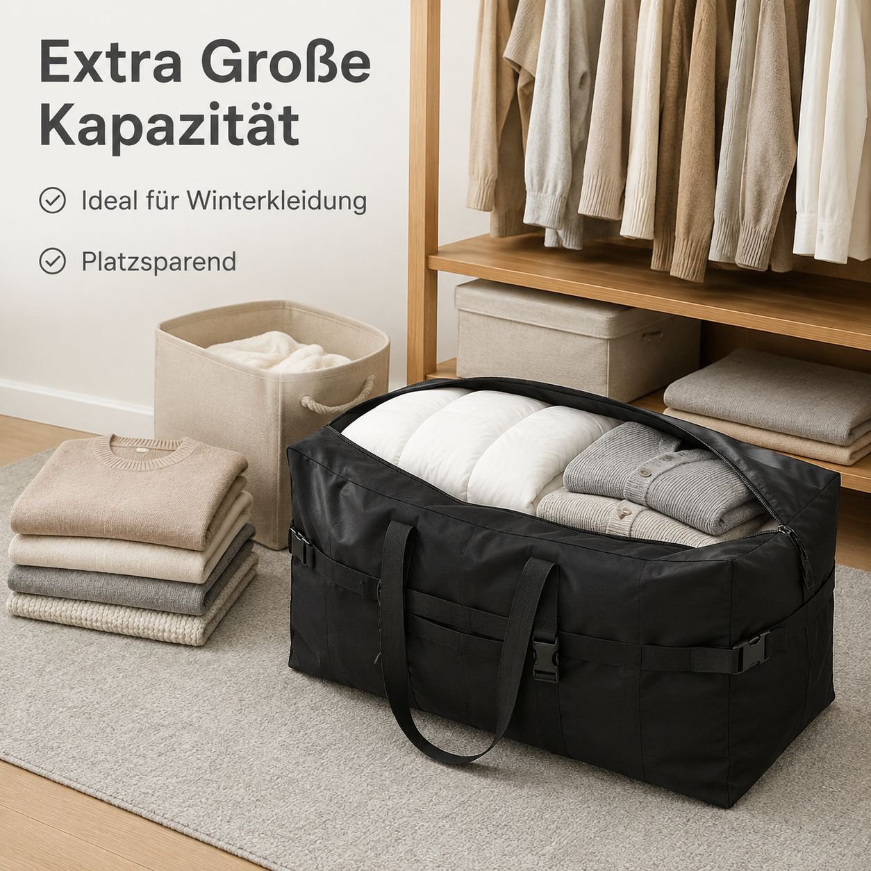 Verstärkte Oxford-Stofftasche