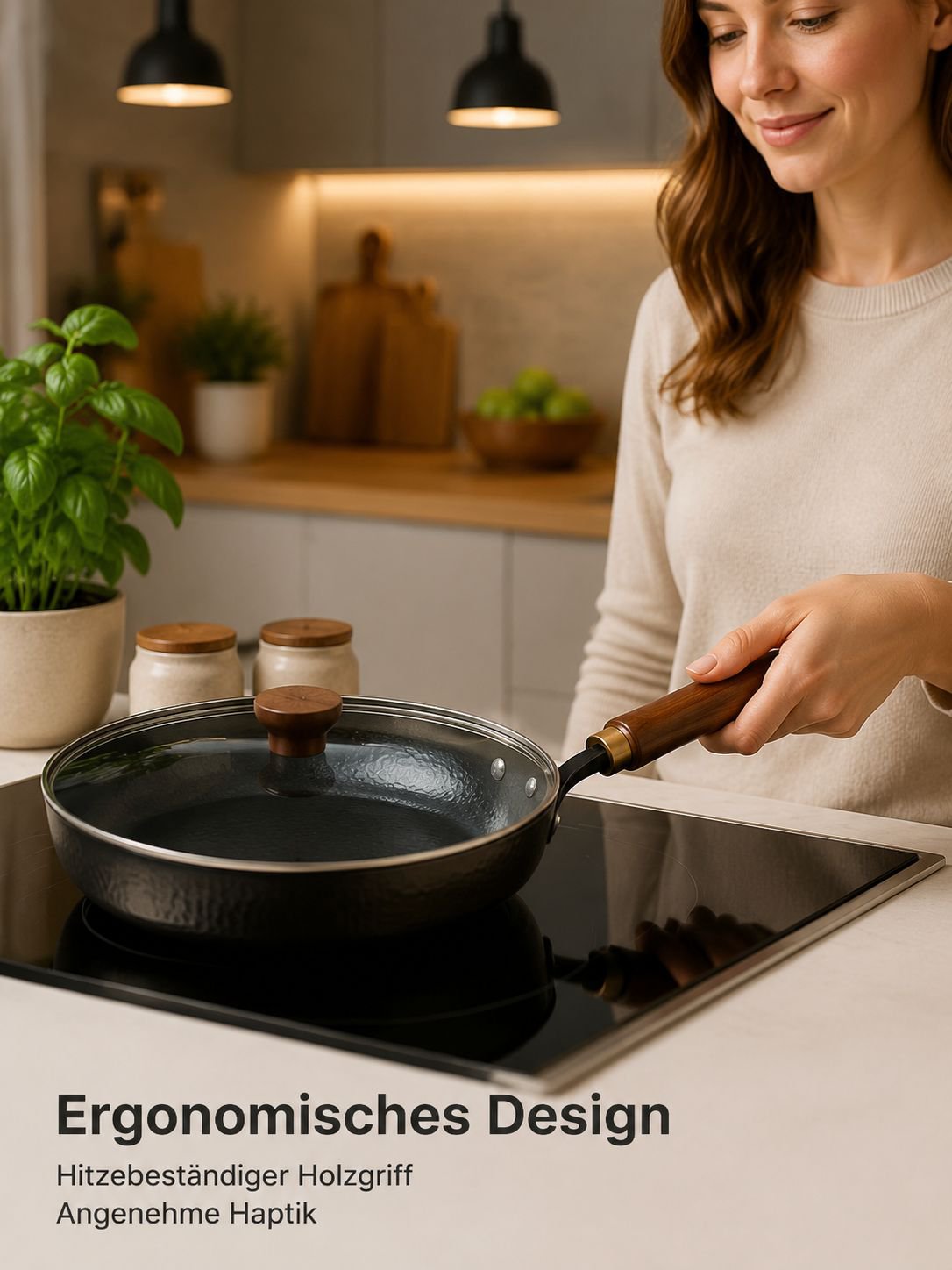 Steakpfanne mit ergonomischem Griff