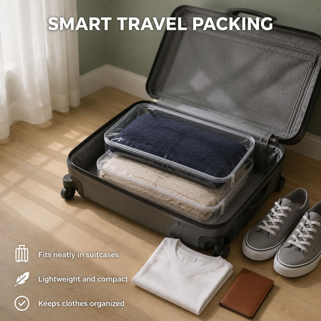 Household Clothes Compression Storage Bag