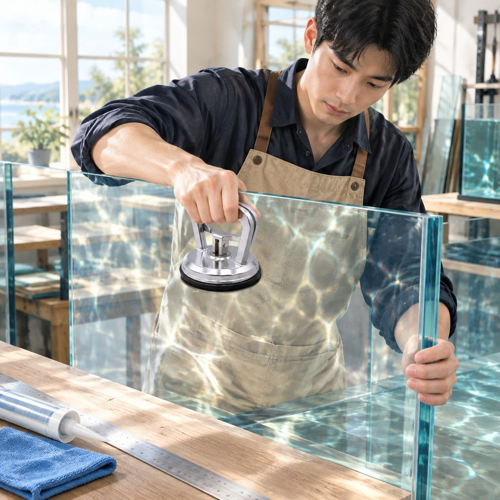 高耐久アルミニウム素材の吸盤リフター