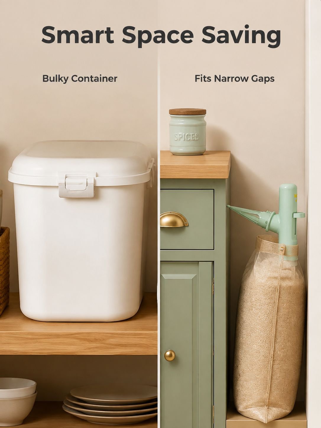 Durable and Practical Rice Keeper