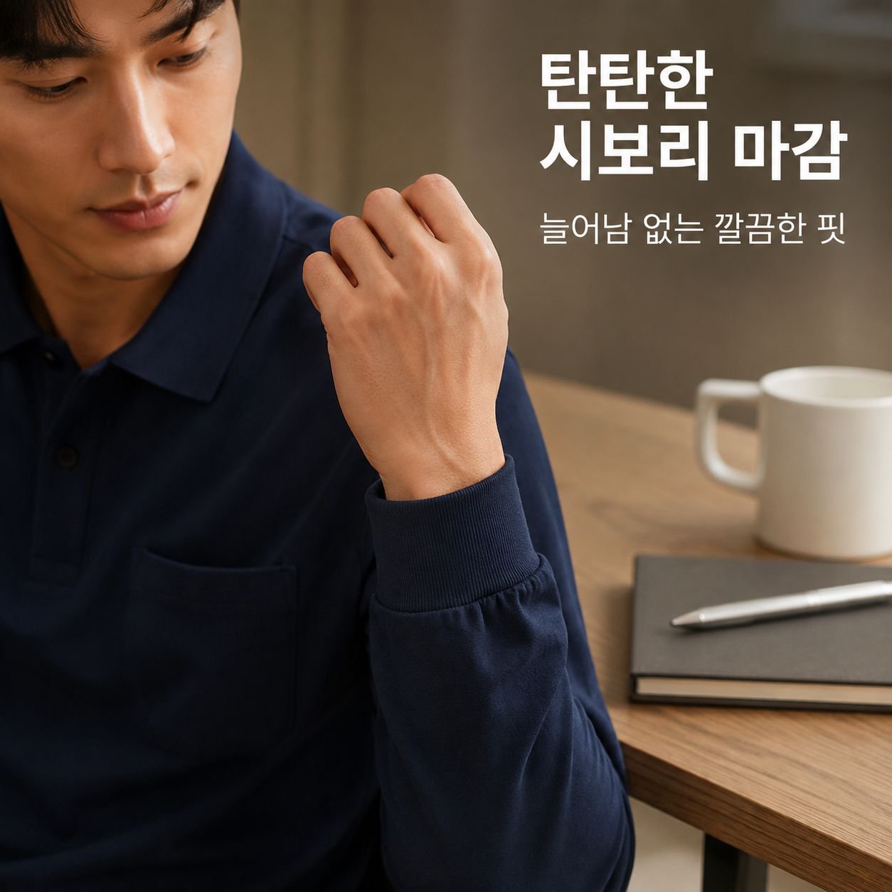 남성용 루즈핏 단색 캐주얼 긴팔 셔츠