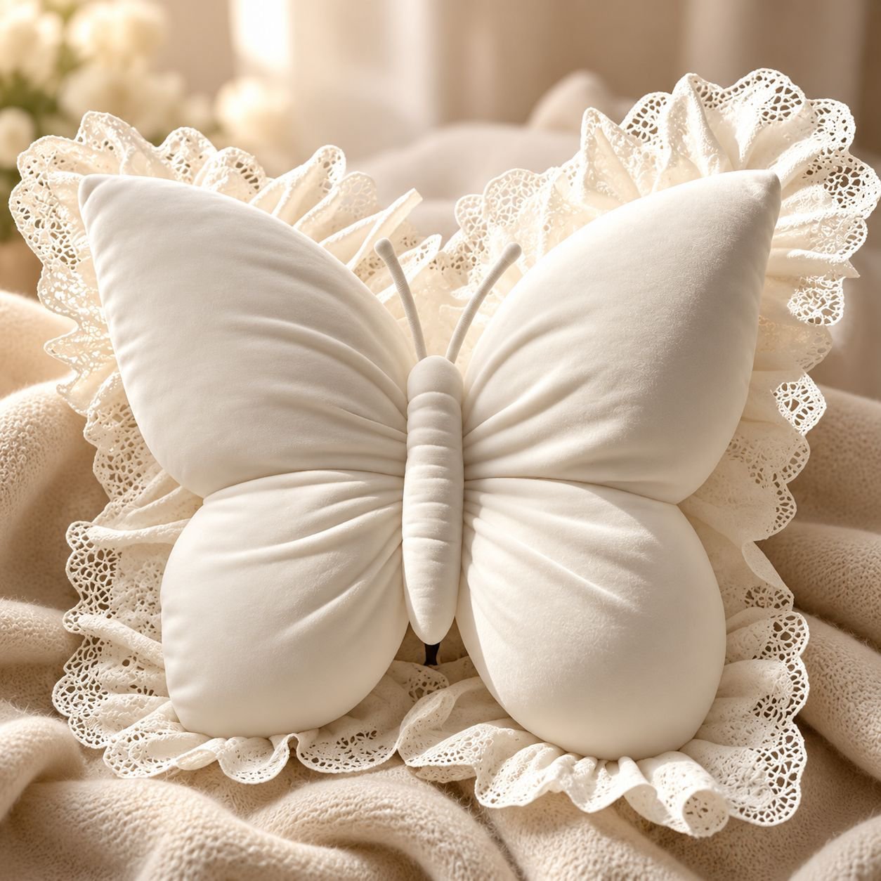 High Value Plush Lumbar Pillow for Women Home Lumbar Protection