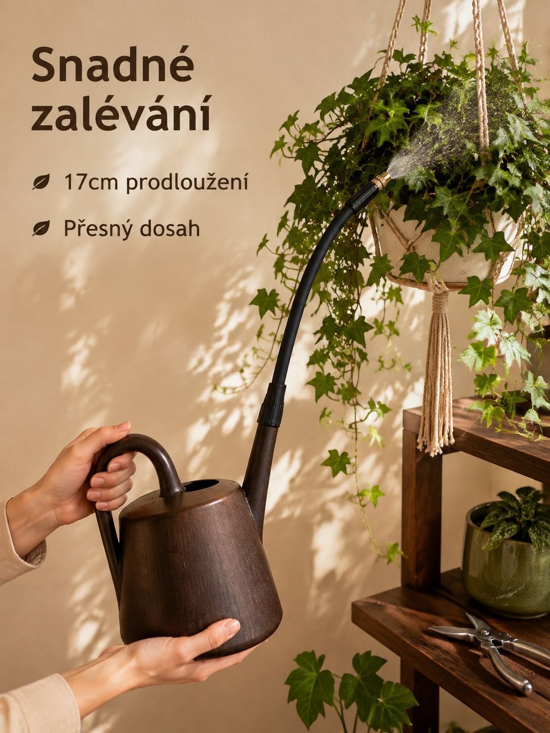 Nástavec na konev – prodlužovací tyč
