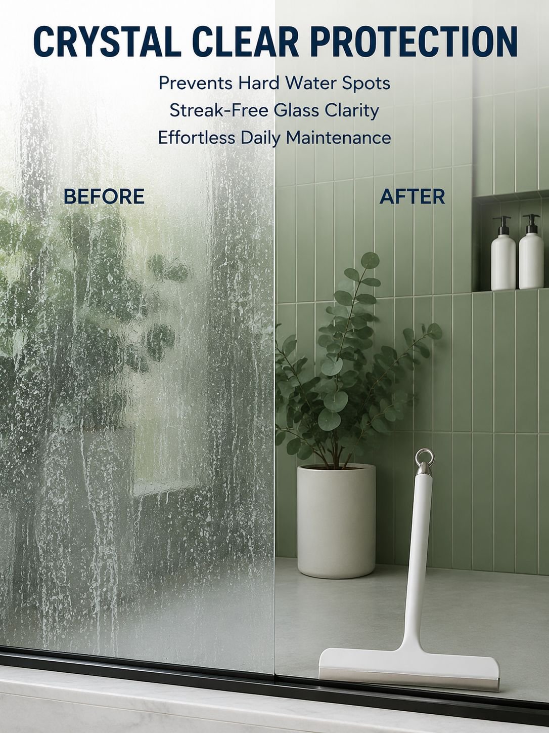Squeegee tool for spotless window cleaning