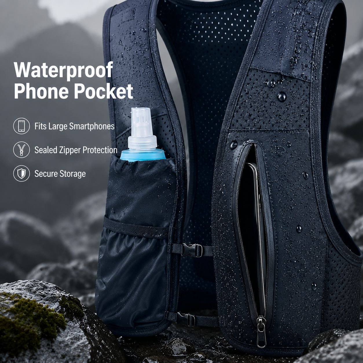 Outdoor Mehrzweck-Sportwesten-Rucksack