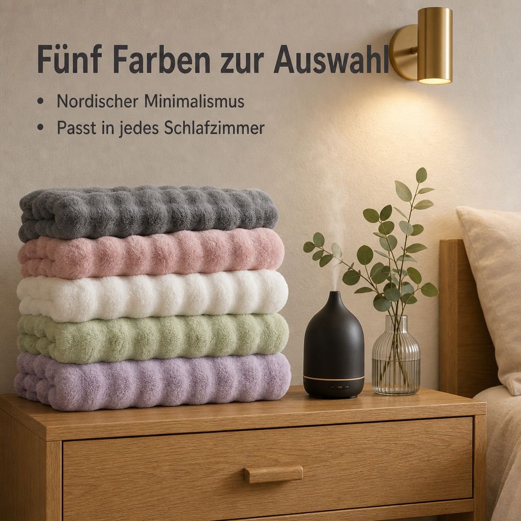 Plüsch Feuchtigkeitsabsorbierender Kissenbezug