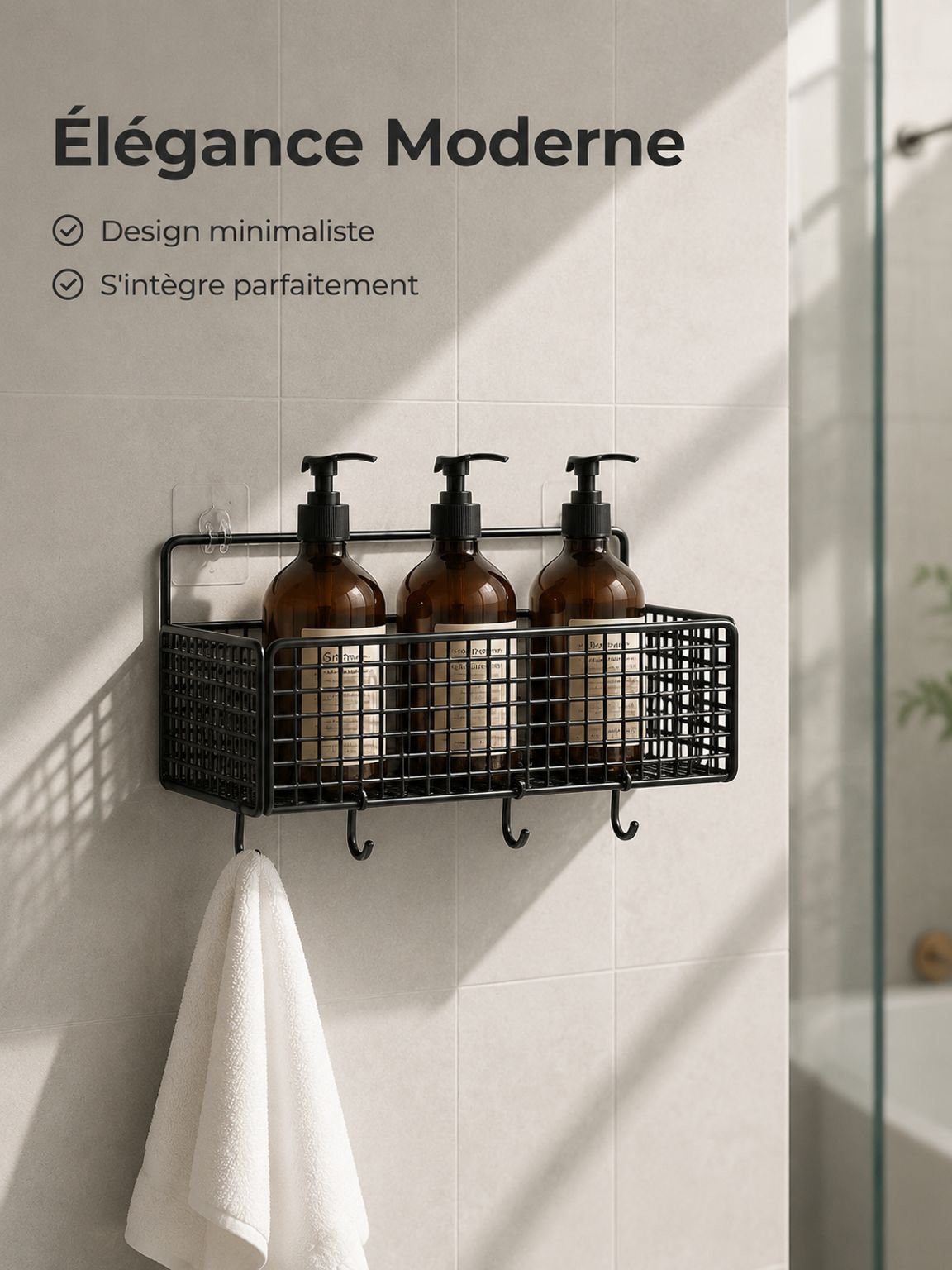 Étagère de salle de bain