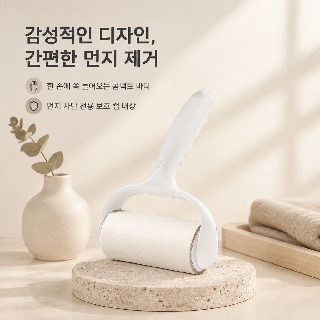 반려동물 의류용 뜯어쓰는 테이프 클리너 털 먼지제거 돌돌이
