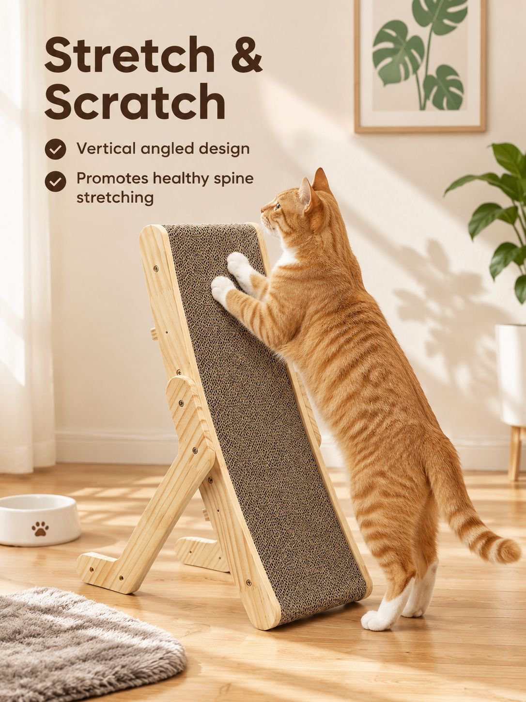 Vertical Cat Scratching Board