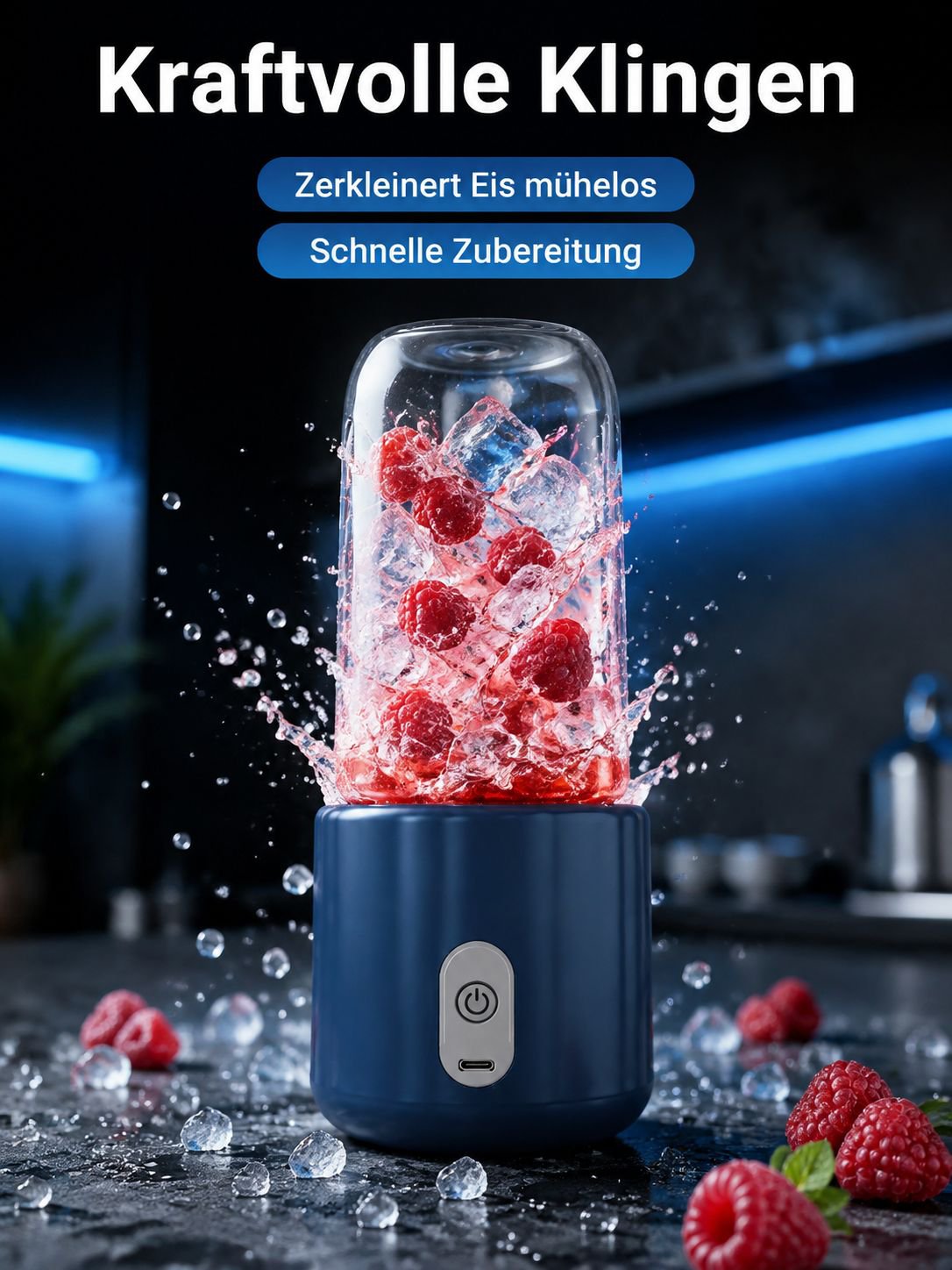 Multifunktionaler tragbarer Entsafter