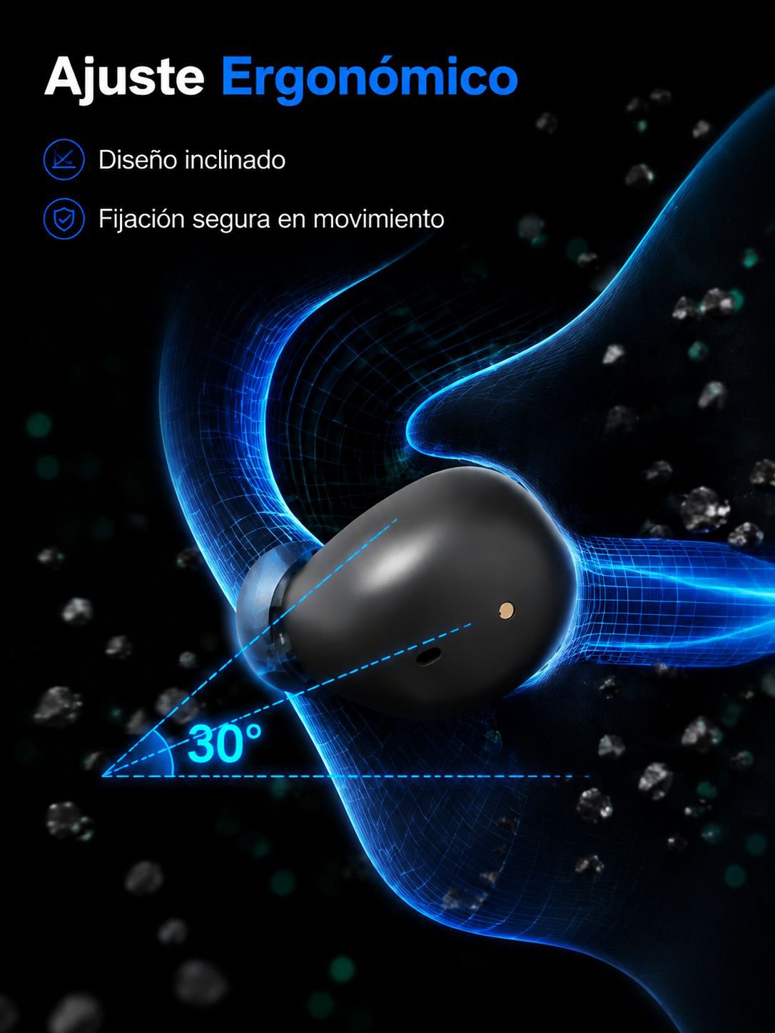 Calidad de sonido superior en auriculares Bluetooth de conducción ósea