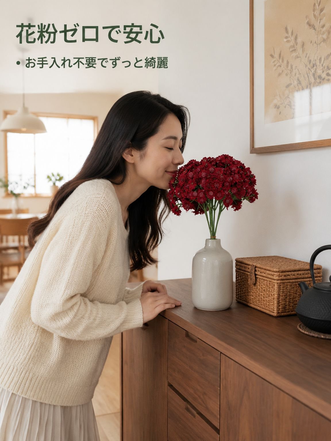 パストラルスタイル家庭用人工小デイジー装飾花