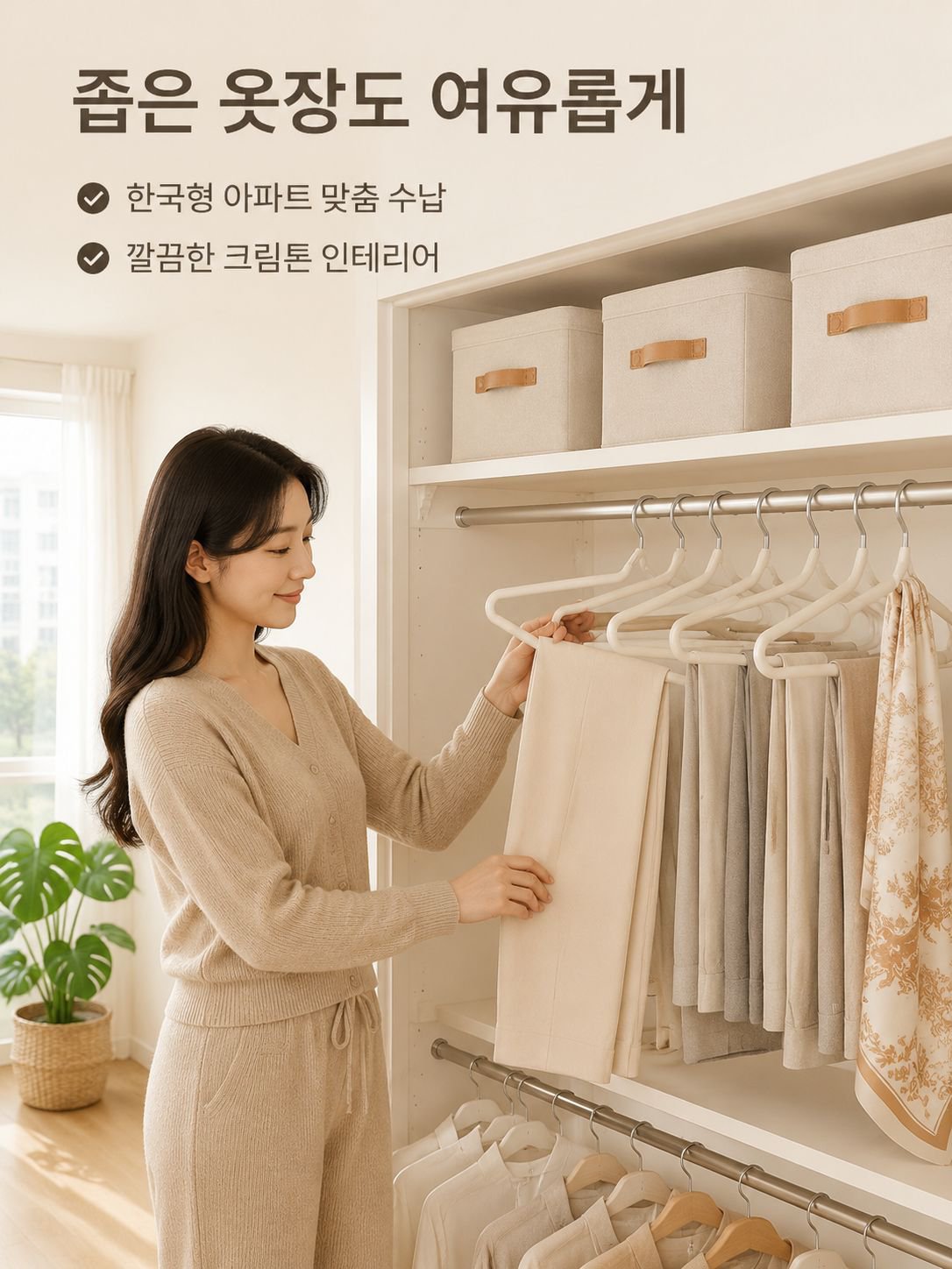가정용 스테인리스 미끄럼 방지 두꺼운 옷장