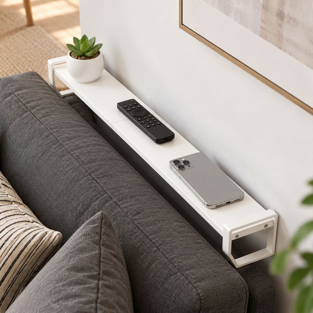 Contemporary floating shelf for home decor