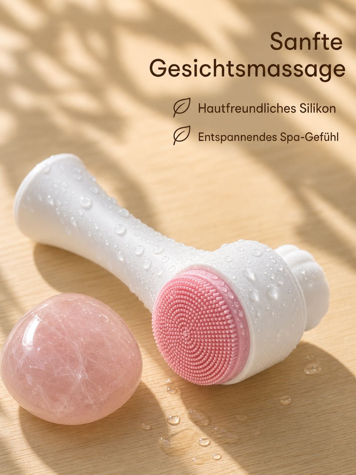 Weiche Gesichtsreinigungsbürste