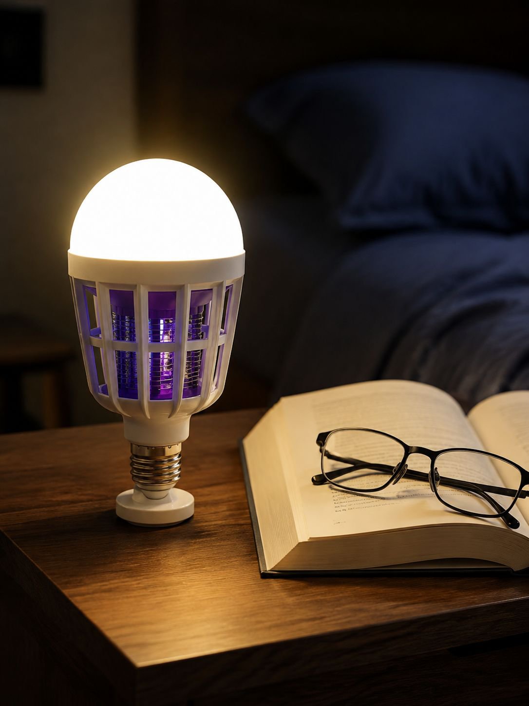 Diseño moderno de lámpara LED mata mosquitos