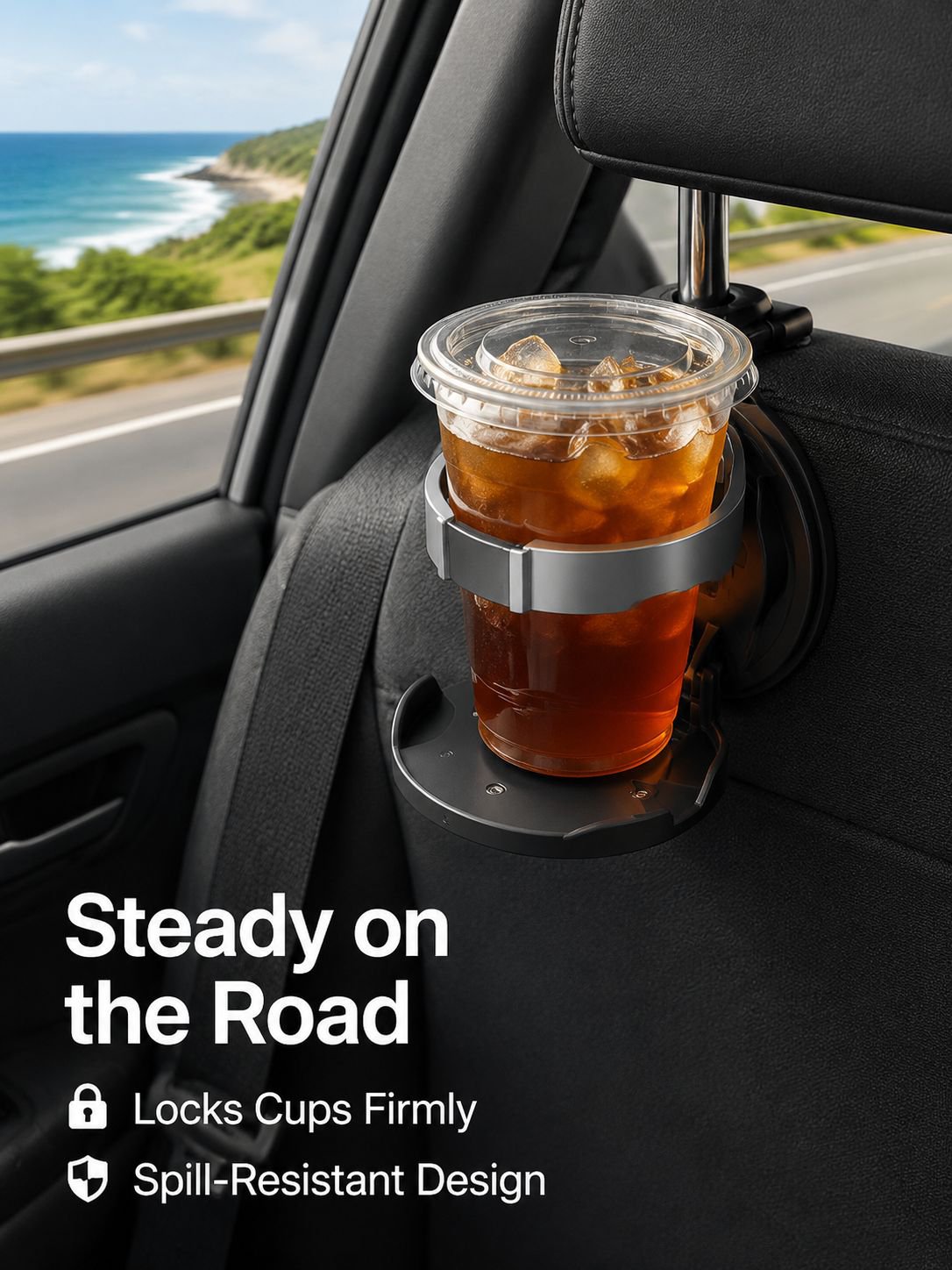 Car door cup holder, car storage folding cup holder, multi-functional cup holder, fixed storage brac