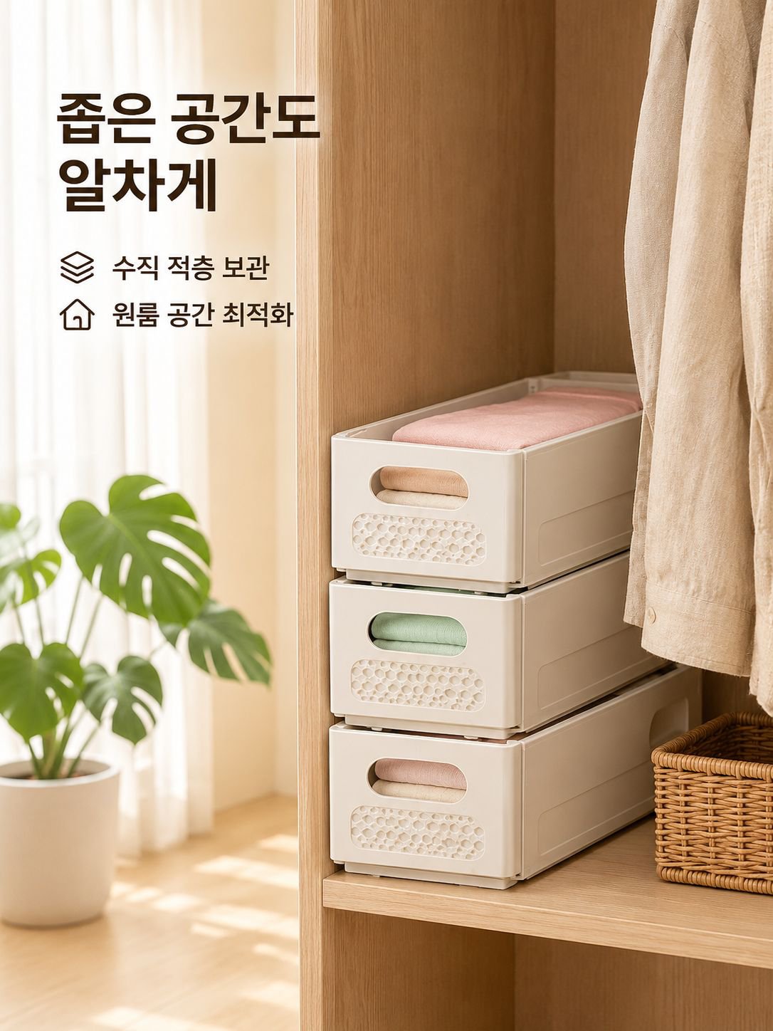 다기능 옷장 수납 박스