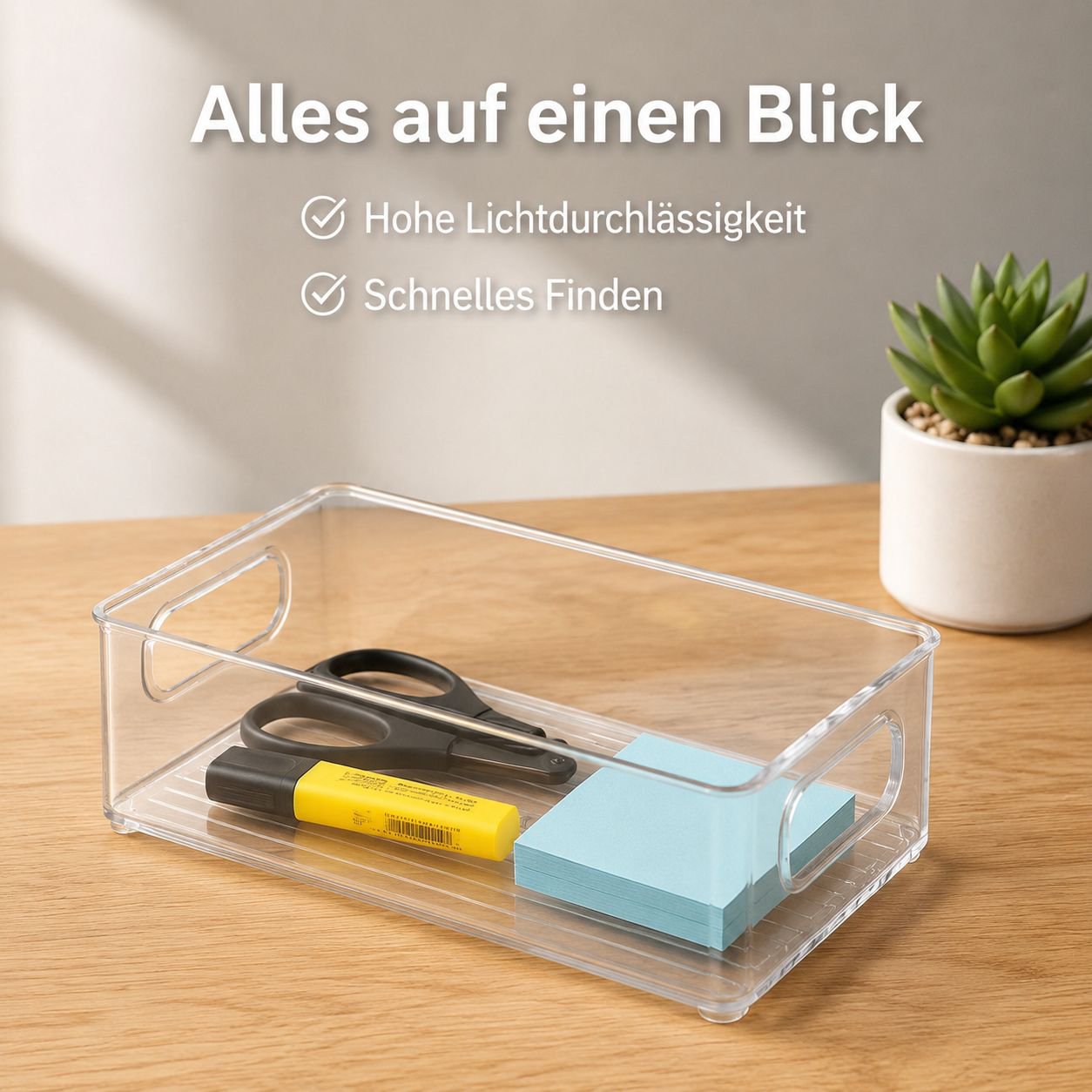 Acryl Schreibtisch-Organizer