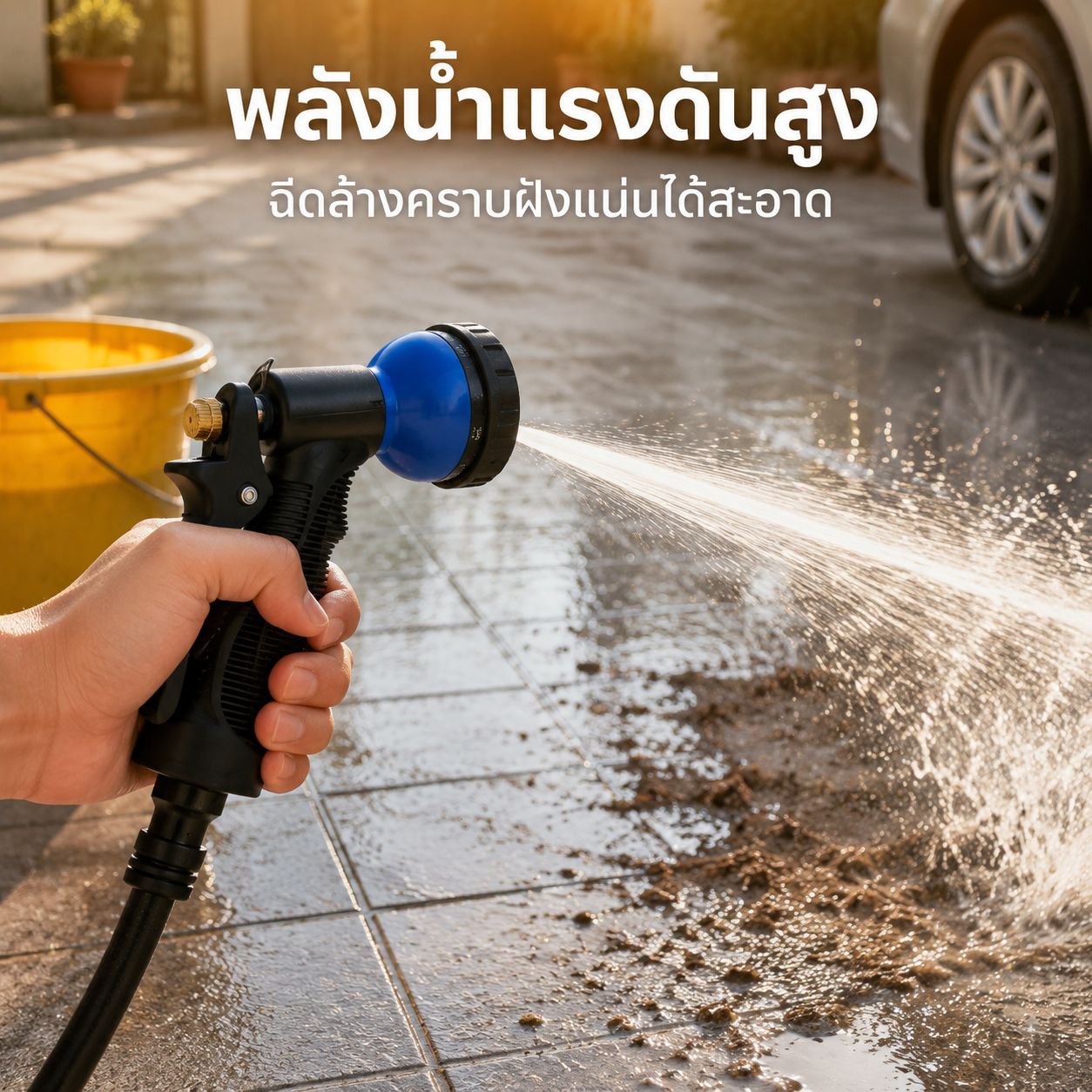 ปืนฉีดน้ำสำหรับสวนในบ้าน