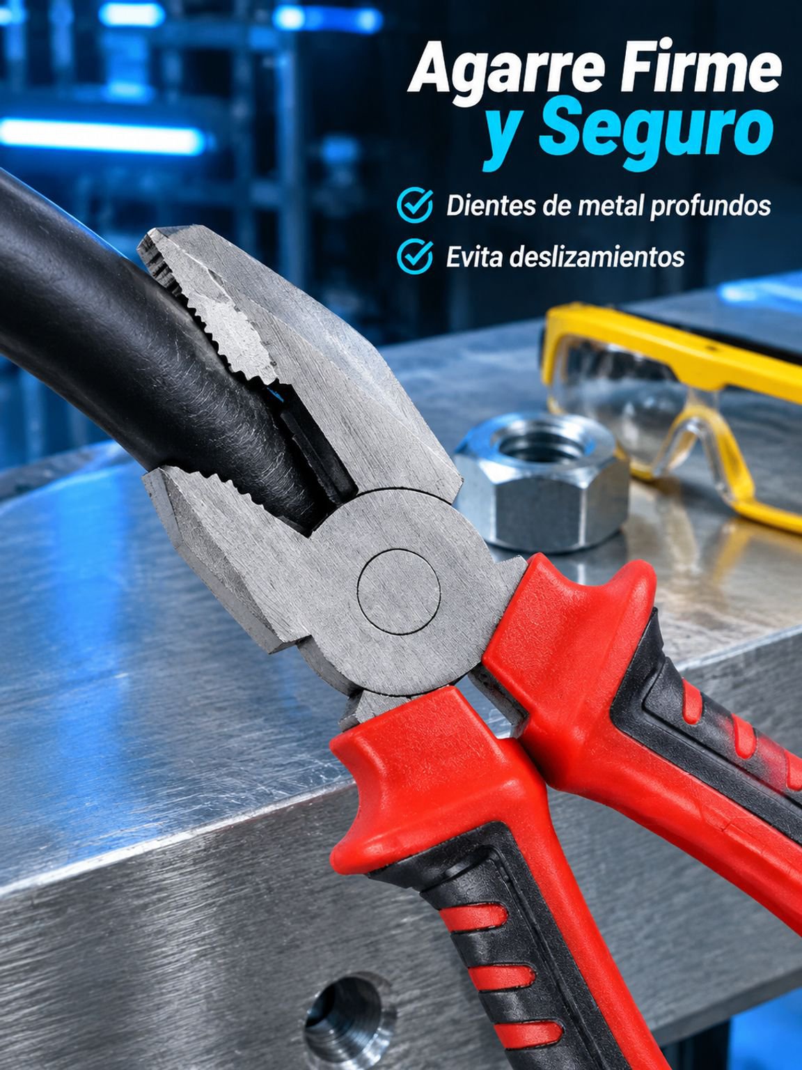 Alicates aislados para electricistas