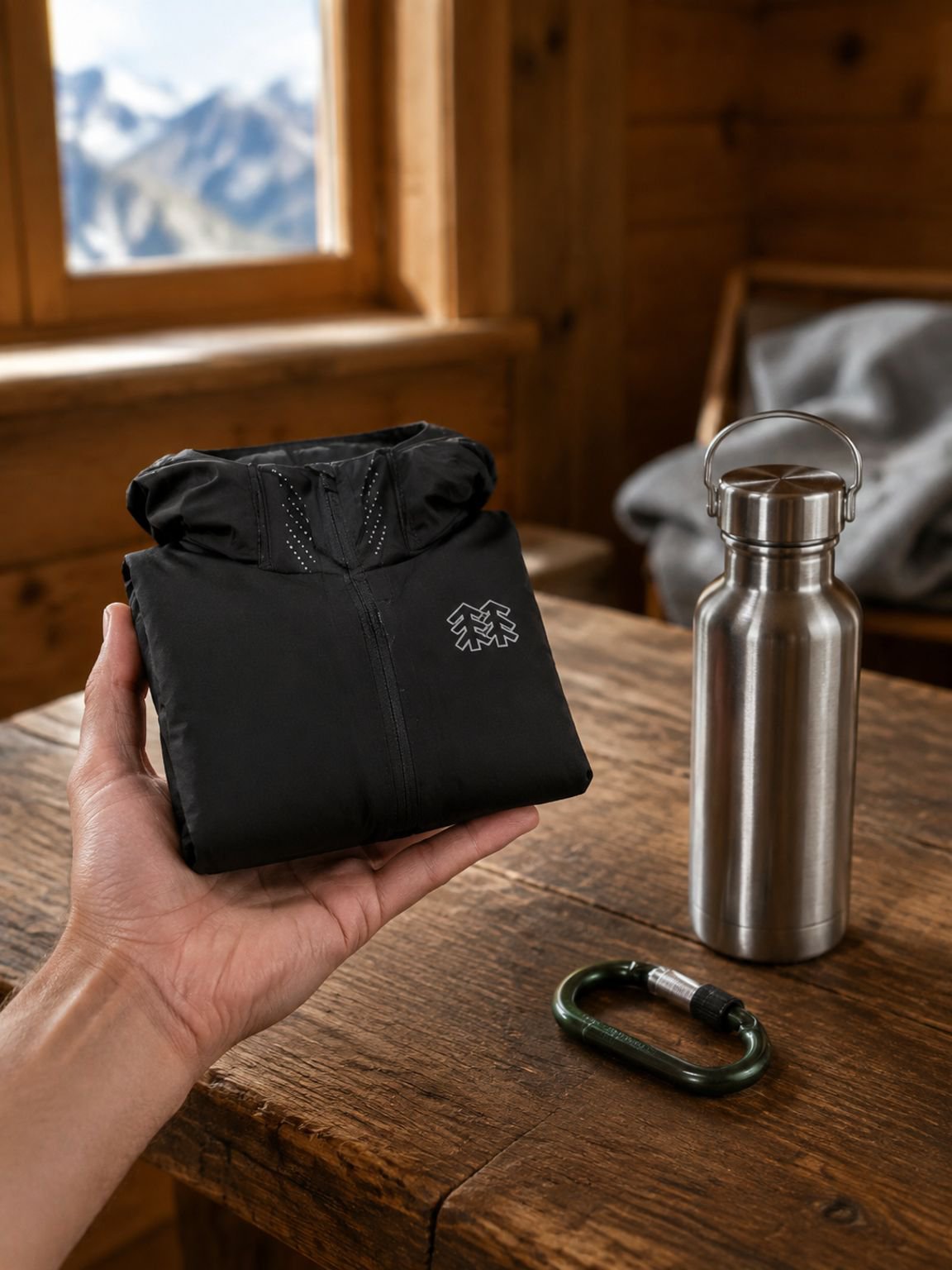 Herren Kapuzenjacke mit Dreifachschutz