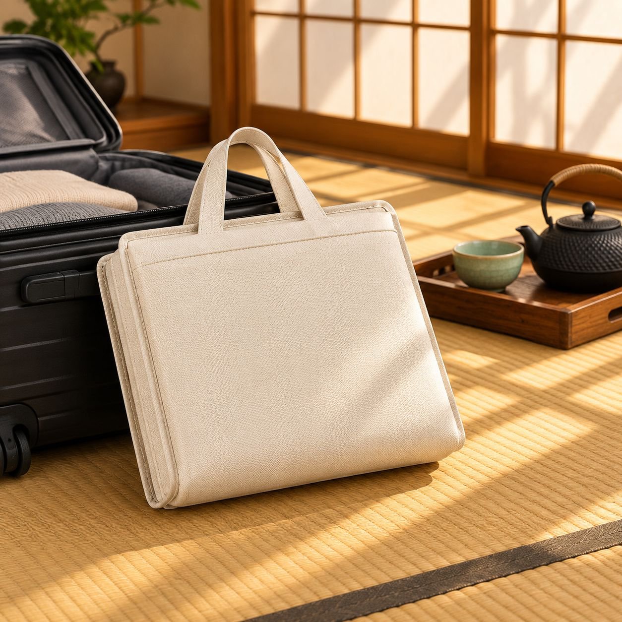 仕分け収納に便利な多機能バッグ
