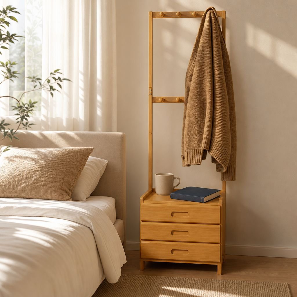 Versatile storage solution for bedroom and home