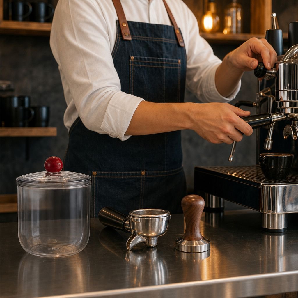 Home barista essentials airtight container