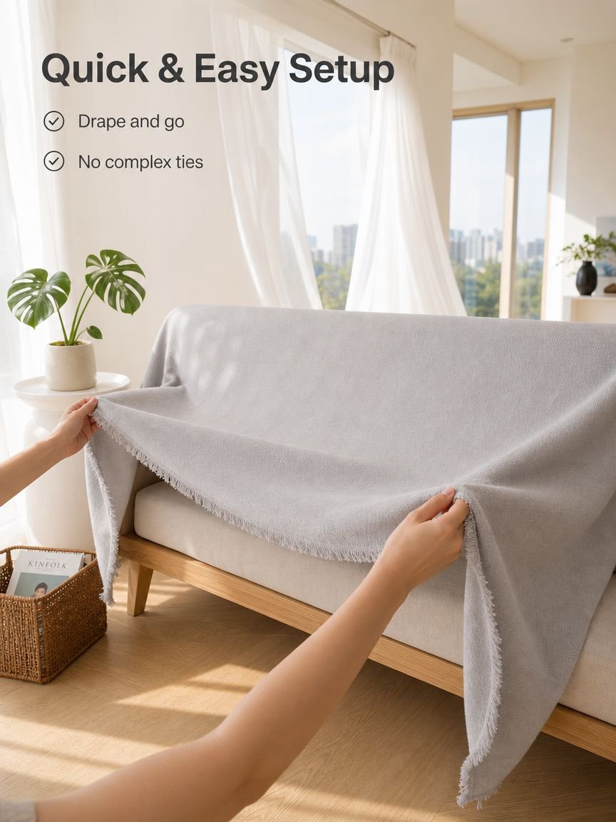 Waterproof, stain-resistant, and cat-scratch-resistant sofa cover