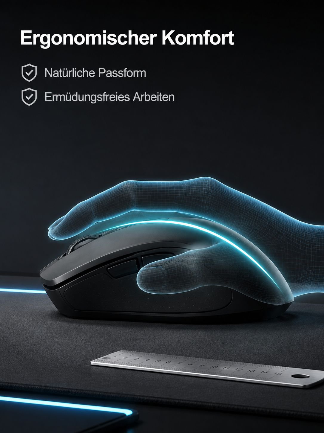 Premium KI-Sprachrechenmaus