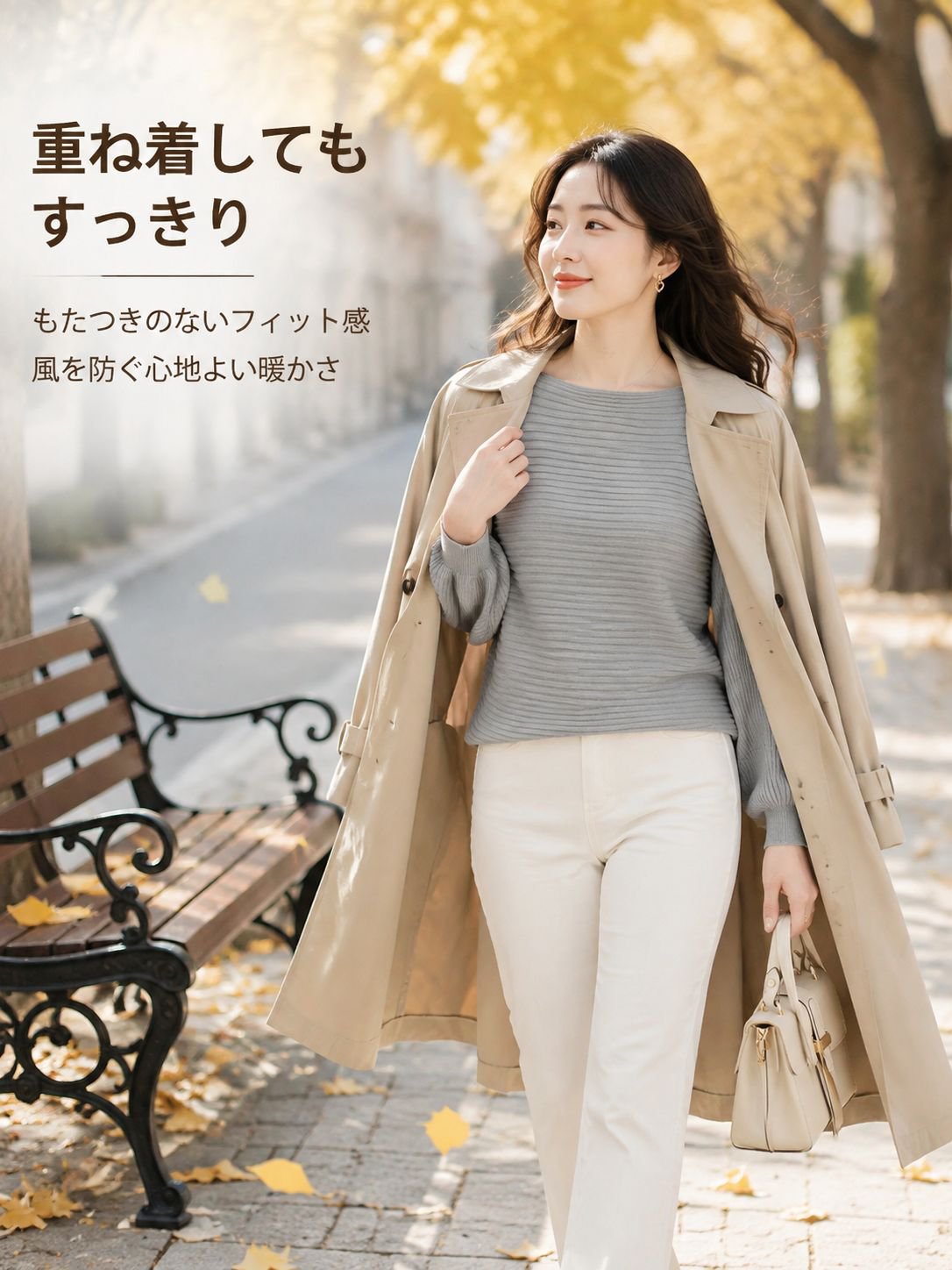 様々なカラー展開のレディースセーター