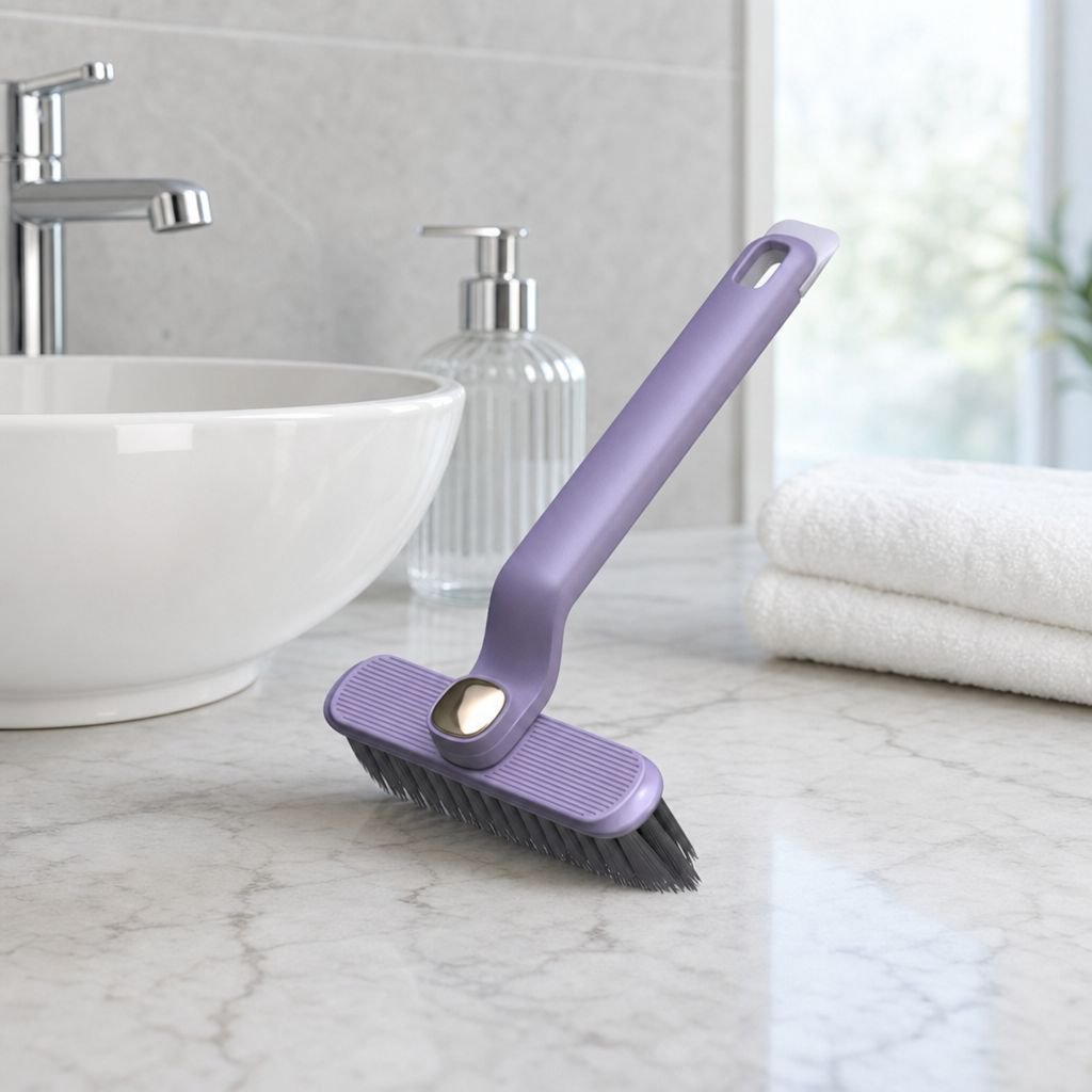 Multifunktionale rotierende Reinigungsbürste 2-in-1 Fugenreinigungsbürste harte Borsten Badezimmerfl