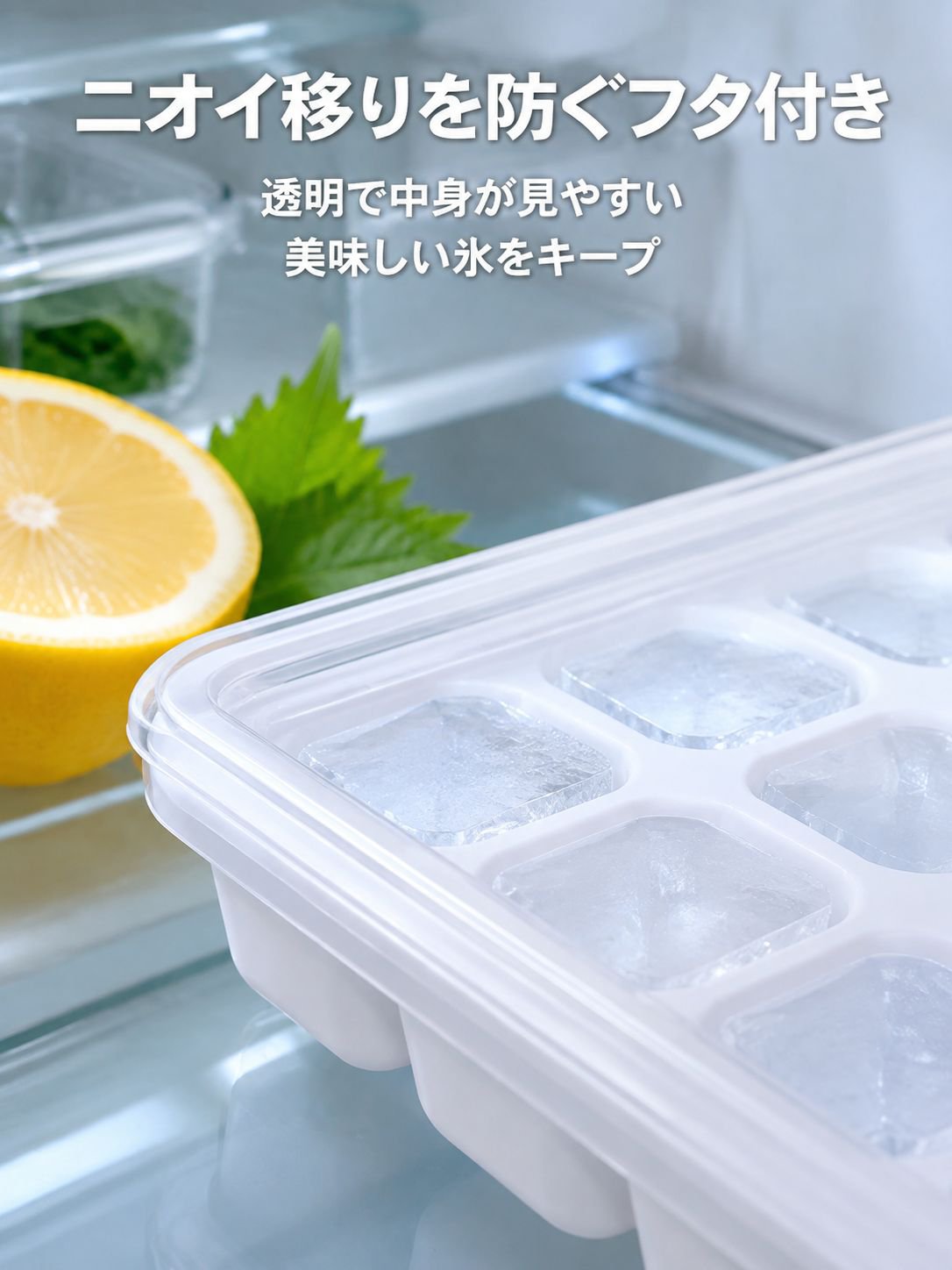 簡単に氷を取り出せるソフトシリコン素材