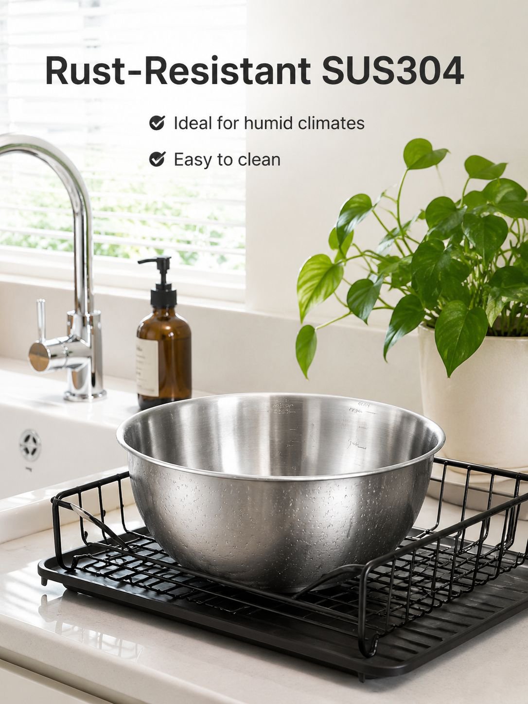 Stainless steel kitchen basin
