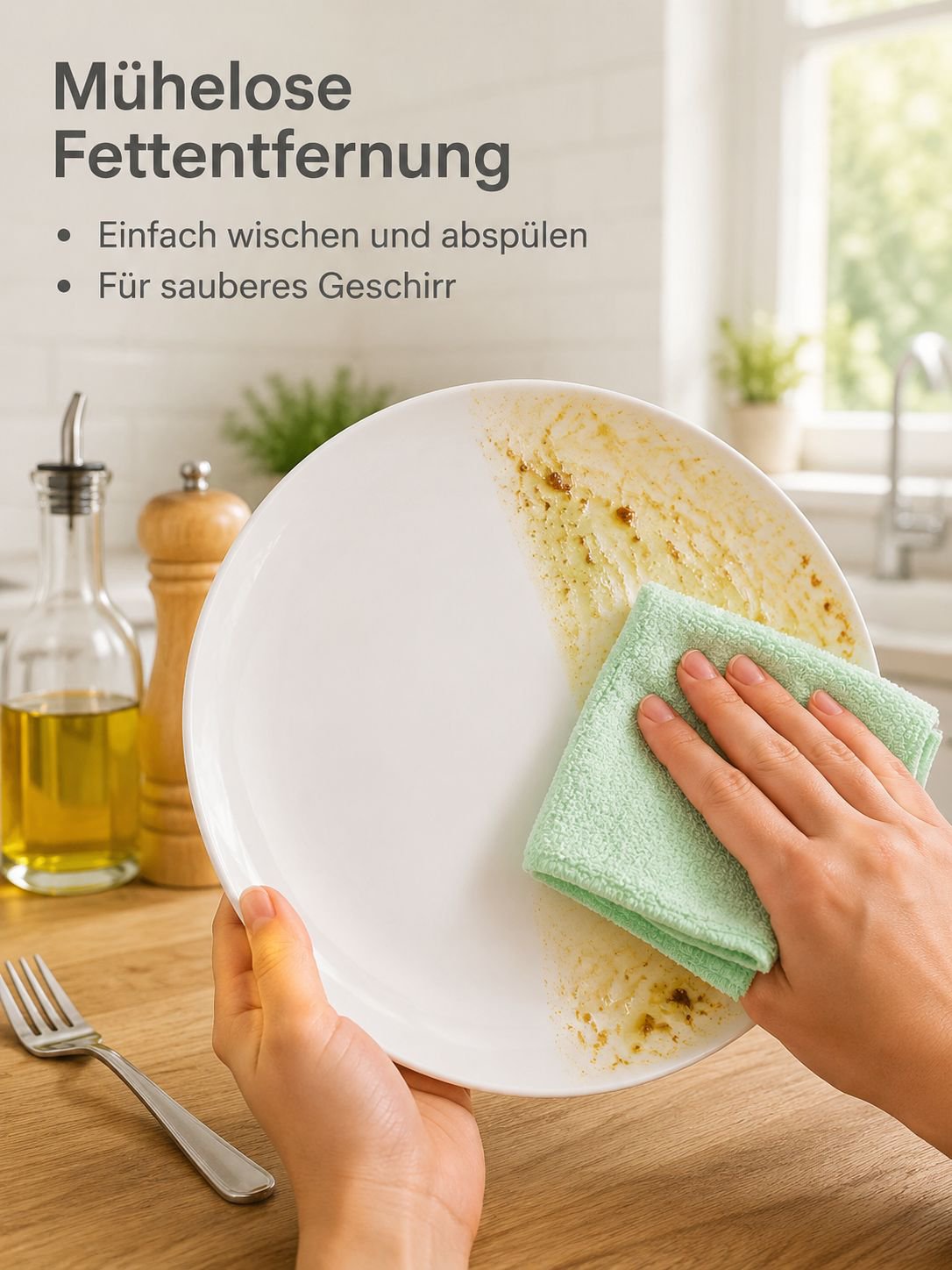 Ölbeständiger Scheuerschwamm für die Küchenreinigung