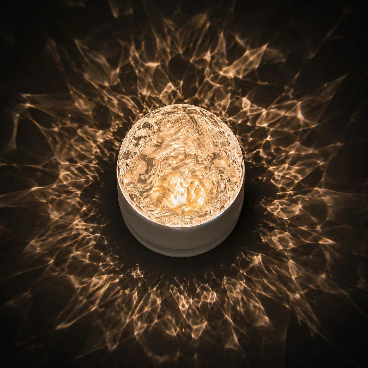 Efectos de luz encantadores, crea un ambiente acogedor.