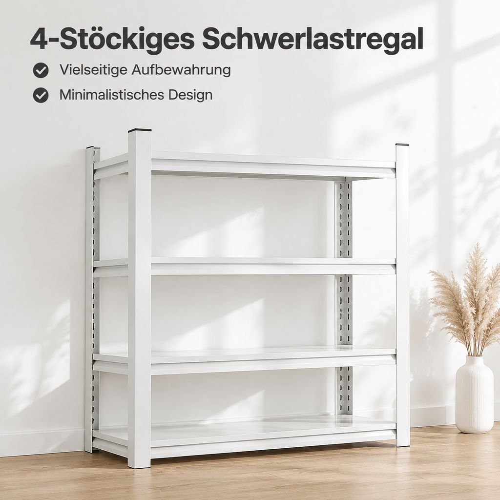 Standregal Schwerlastregal Metallregal Lagerregal Mehrstöckiges Haushaltsregal