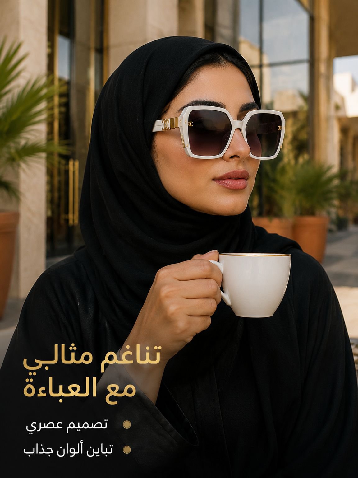 نظارات شمسية فاخرة بعدسة متدرجة في الشرق الأوسط