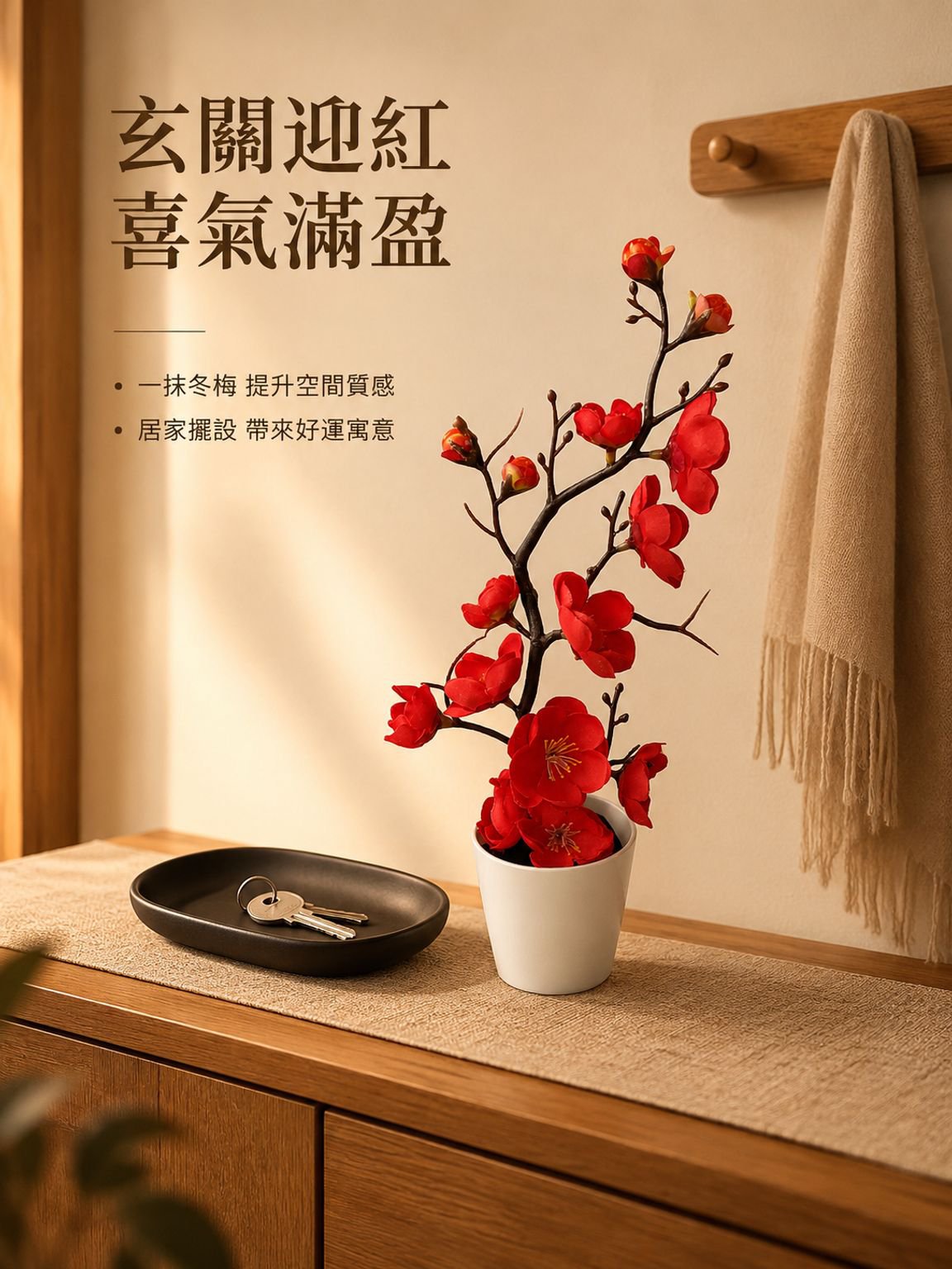 模擬花臘梅花梅花盆景