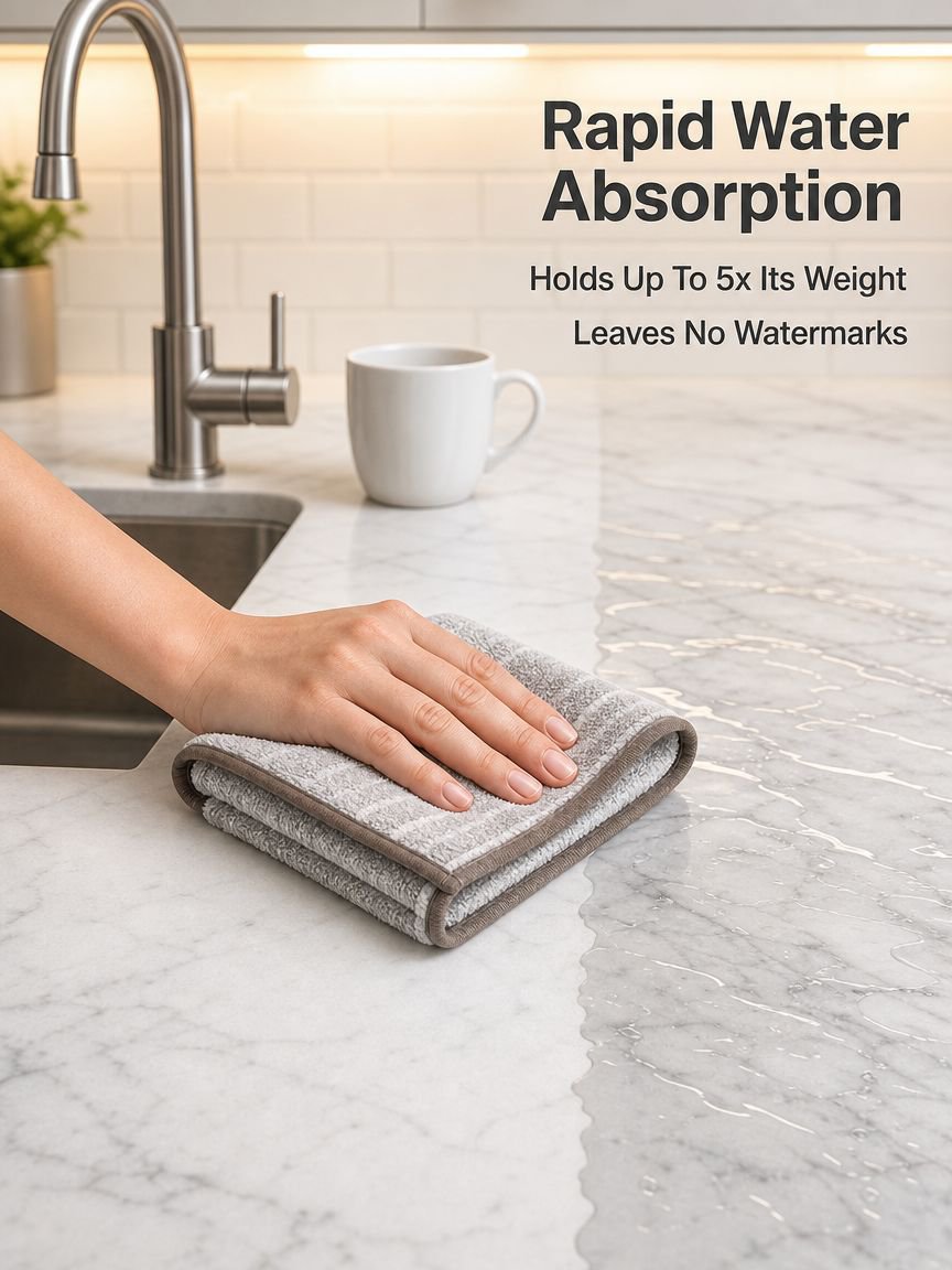 Thickened bamboo charcoal dishcloth