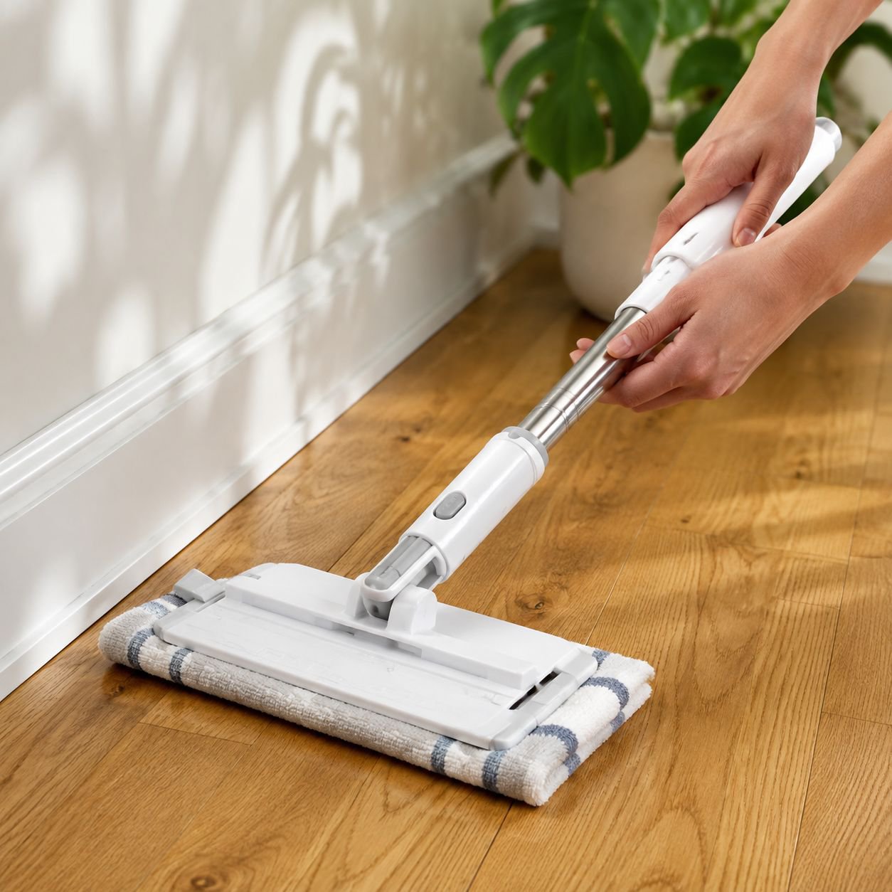 Mini Household Cleaning Towel Mop on kitchen floor
